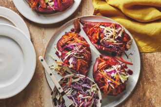 Add This BBQ Pork Stuffed Sweet Potato To Your Weeknight Rotation