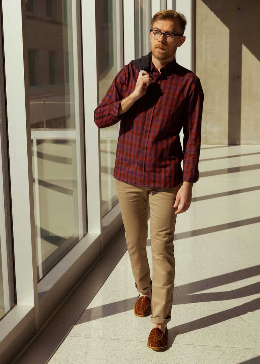 sustainable spring fashion for men_Vustra Fair Trade Jewel Shirt