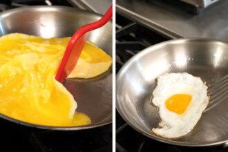 The secret to removing eggs from stainless steel