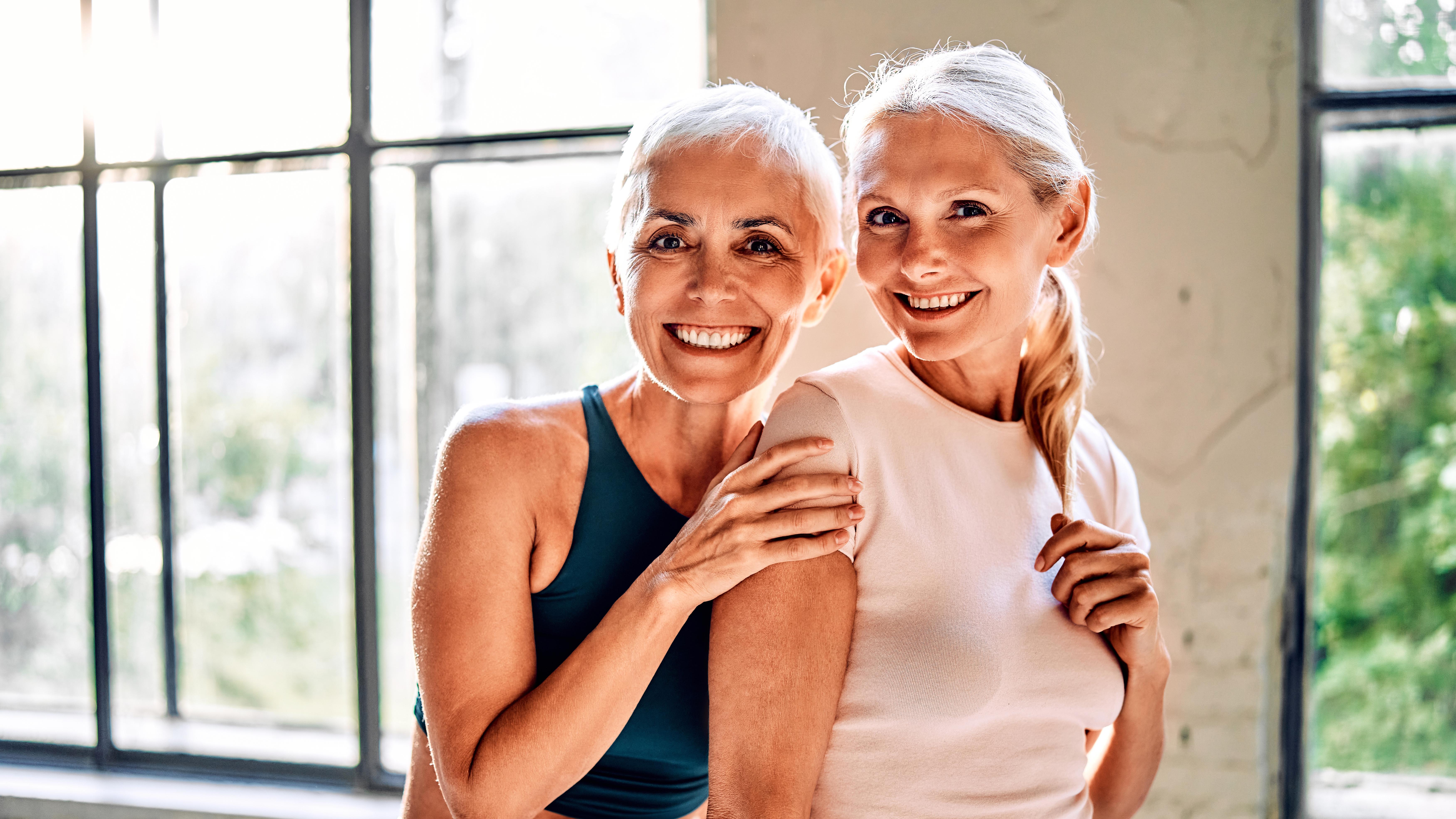 two older women after training