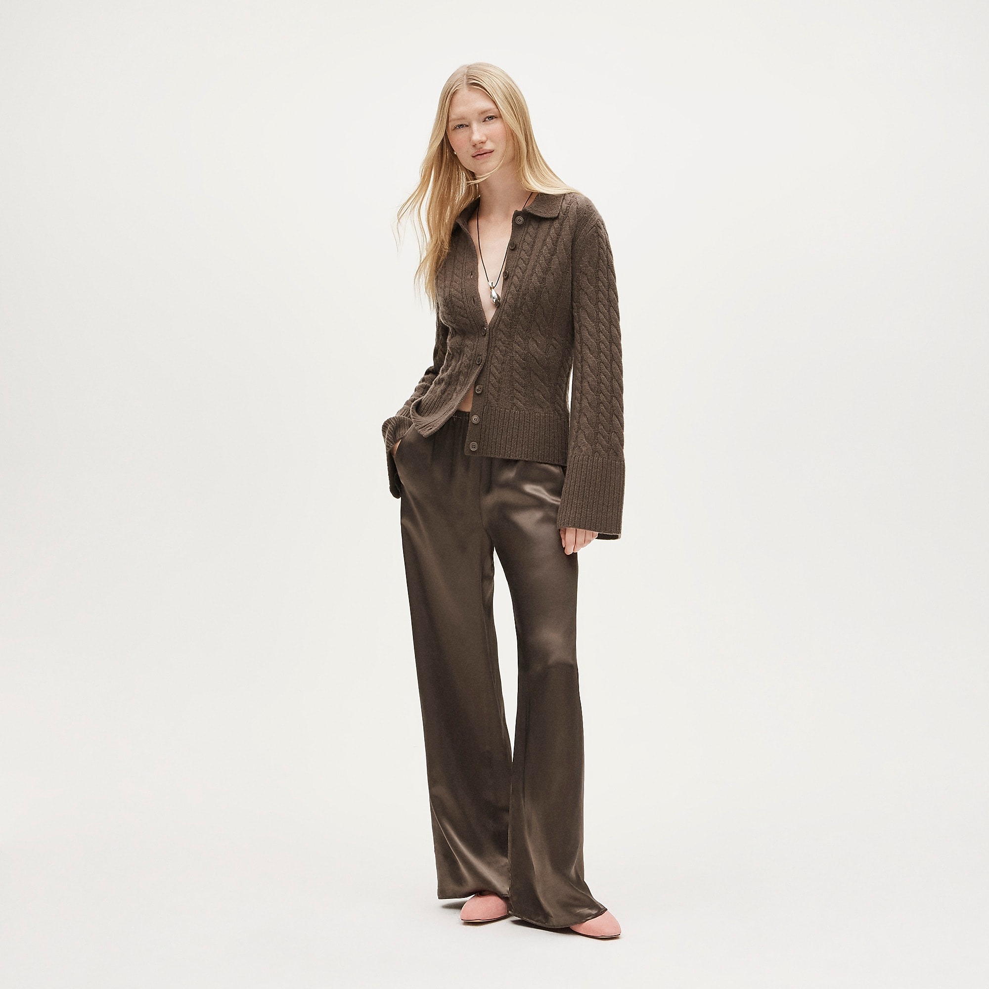 J.Crew, Cosmo Pant in Luster Charmeuse