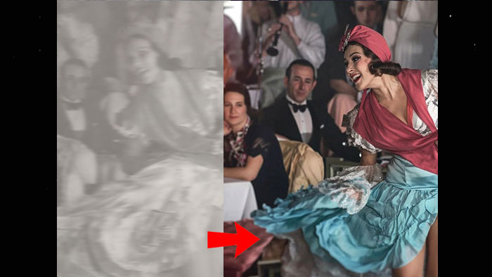 Jazz club dancer in Paris 1930.