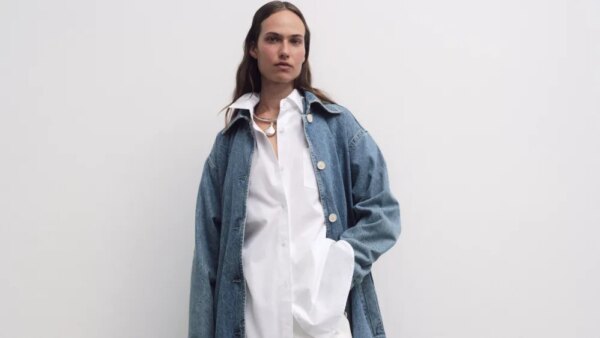 A look from the AGolde x Maria McManus collaboration.