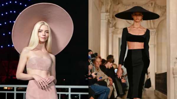 Anya Taylor-Joy wears a customized version of a Jacquemus fall 2026 ready-to-wear look at the Tokyo photo call for 'Super Mario Galaxy.'