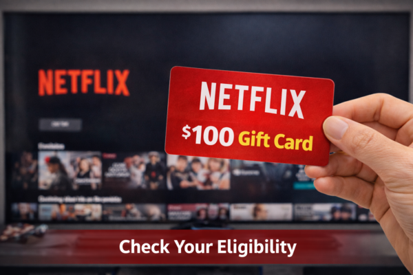 Free Netflix $100 Gift Card – How to Check Today’s Streaming Promotion