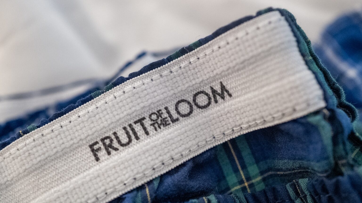 Fruit of the Loom logo.