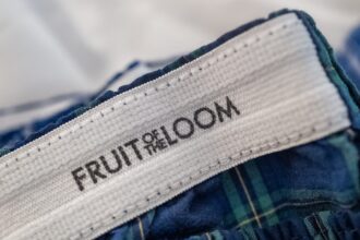 Fruit of the Loom logo.