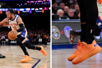 Jalen Brunson Nike Kobe 3 Low Protro Arancia