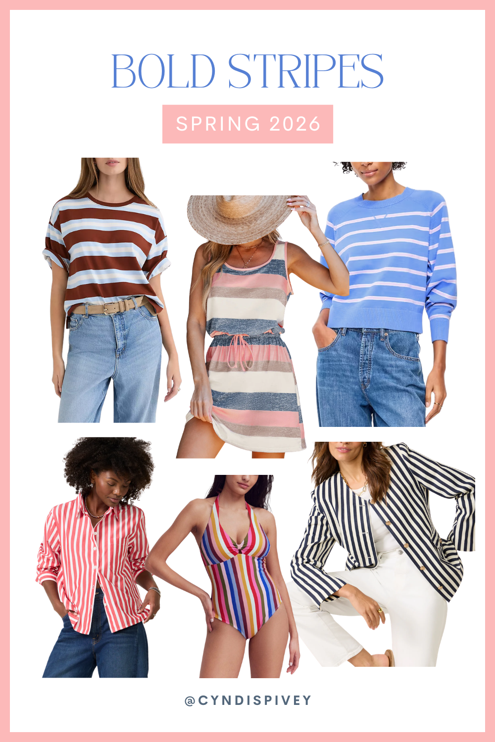 Bold and Colorful Stripes Spring 2026