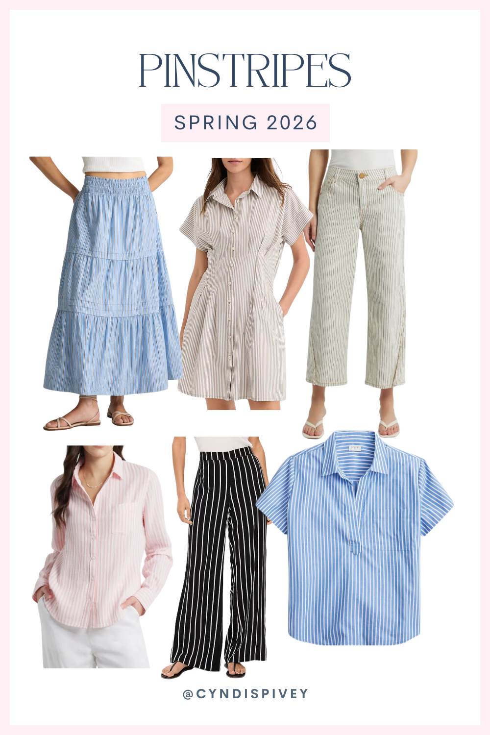 Pinstripe Stripes Spring 2026