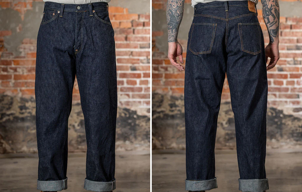 Sugar Cane Launches New '2025' Cut Wide Leg Selvedge Denim Jean