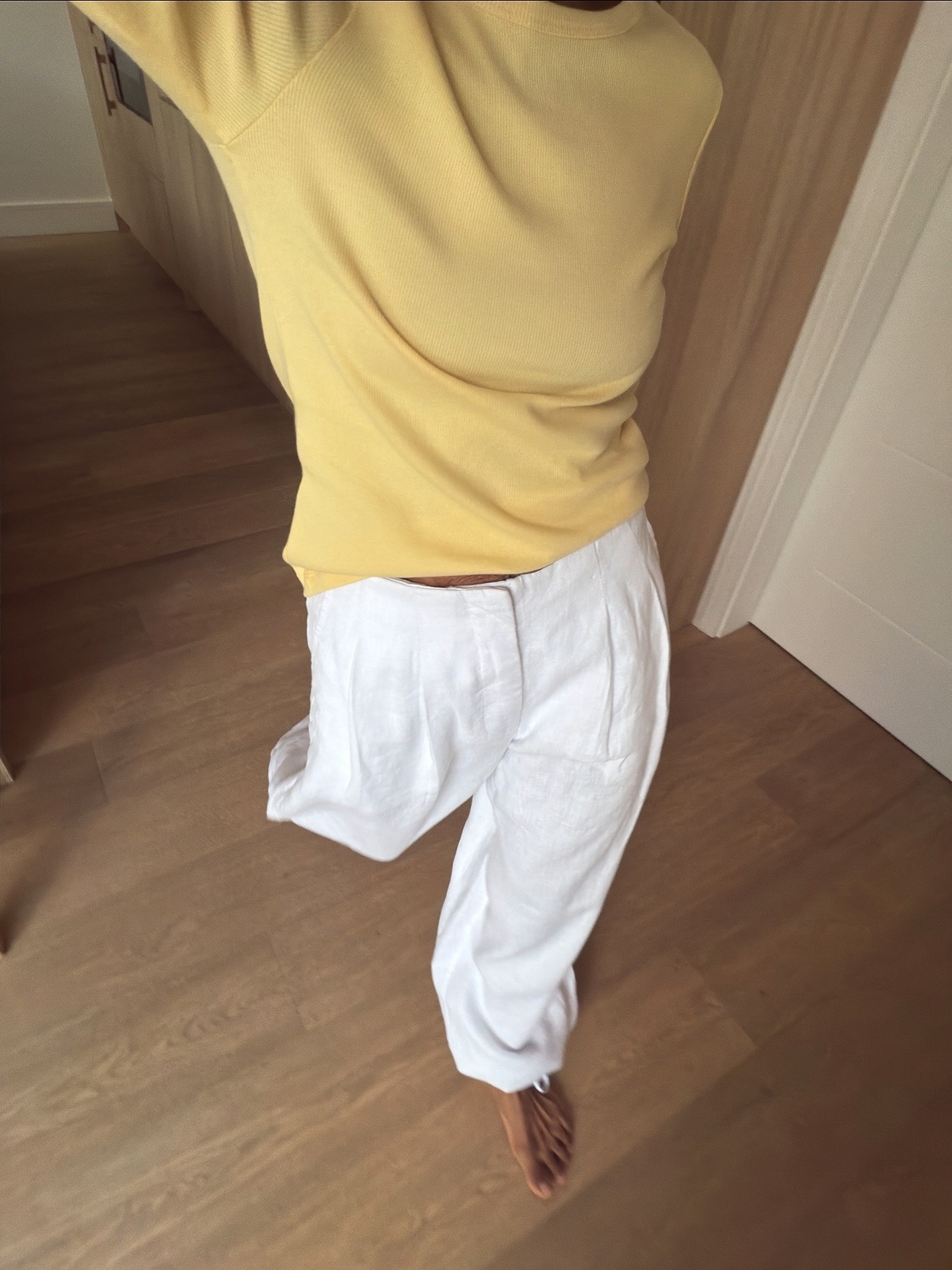 Monikh wears M&S outfit for spring