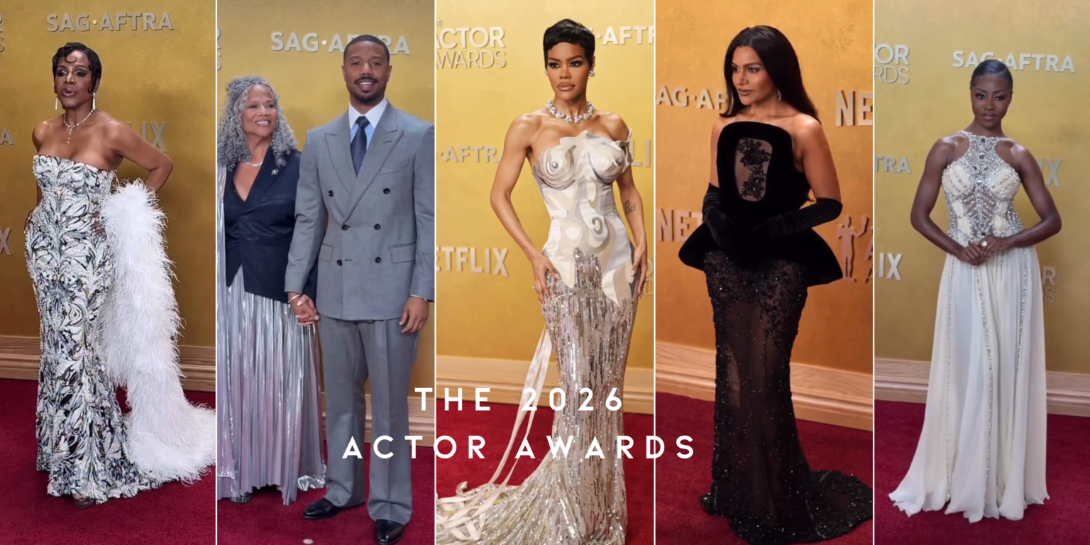 The Top Looks From The 2026 Actor Awards: Teyana Taylor in Thom Browne, Sheryl Lee Ralph in Saiid Kobeisy, Mindy Kaling in Yara Shoemaker, and More! - Fashion Bomb Daily