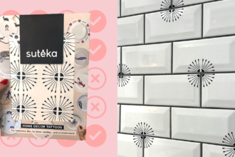 Want more sophisticated tiles? Try getting a tattoo for home decor.