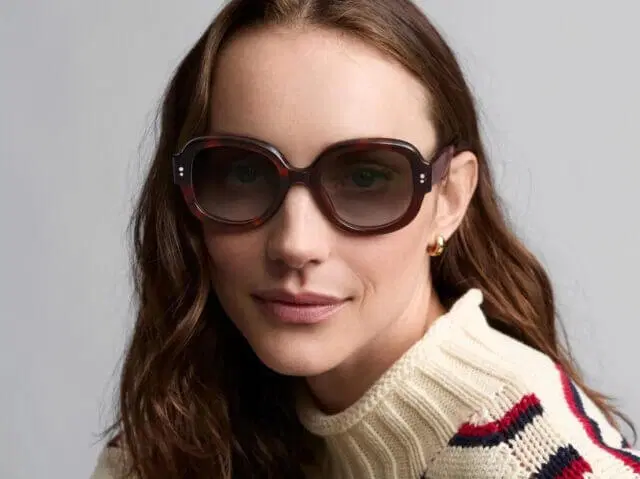 Stylish Red Sunglasses by Warby Parker for her