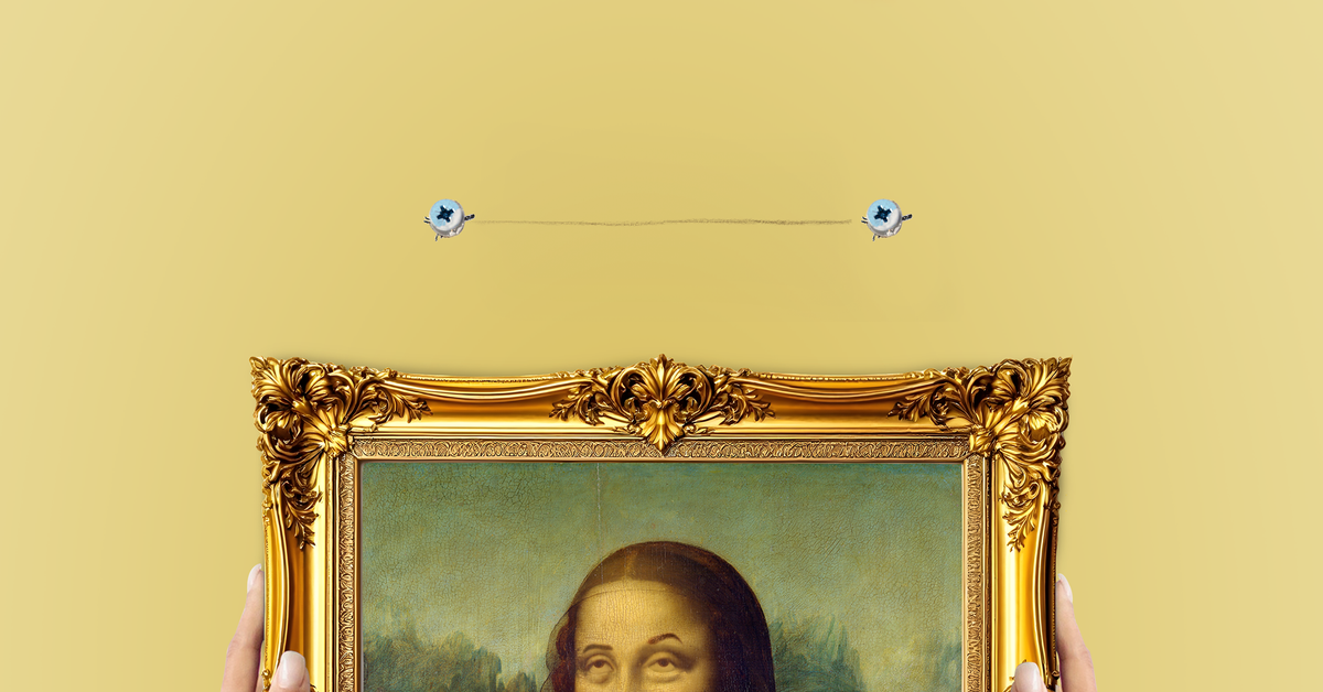 Yes, you can hang artwork like a pro