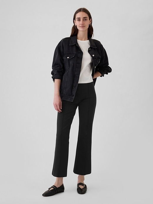 Gap, High Rise Double Knit Crop Kick Pants