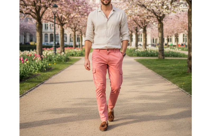 Spring men's outfit for a photo shoot | Skylum Blog
