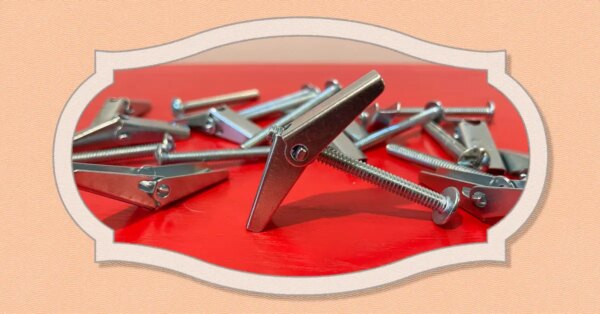 $1 Fix for a Wobbly Towel Rack (And Almost Anything Else Hanging on a Hollow Wall)