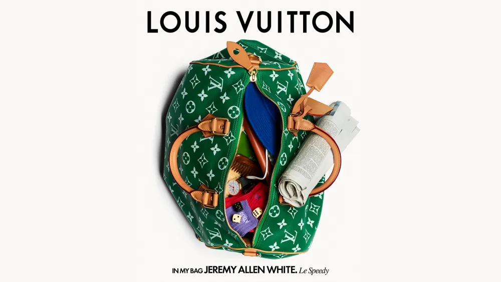 Inside Jeremy Allen White's Louis Vuitton Speedy P9 bag