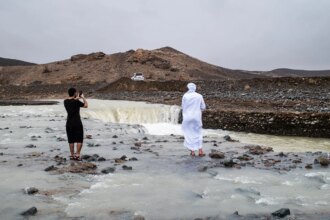 Al Dhaid waterfall